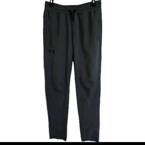 Under Armour UA Sportstyle Elite Tapered Pants Pitch Gray Black 1373863 Sz M - Picture 1 of 5